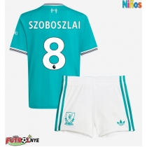 Camiseta Liverpool Dominik Szoboszlai #8 Tercera Equipación para niños 2025-26 manga corta (+ pantalones cortos)